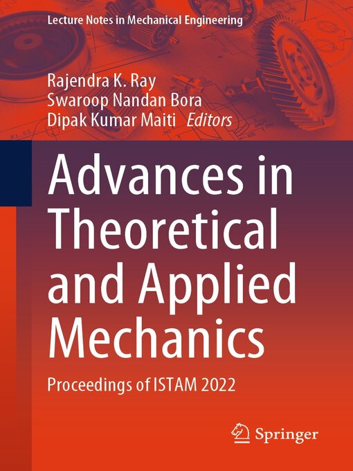 Title details for Advances in Theoretical and Applied Mechanics by Rajendra K. Ray - Available